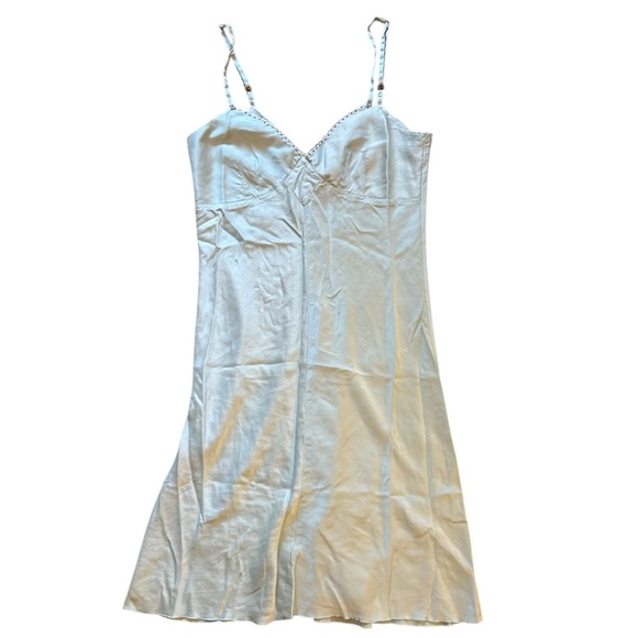 Burning Torch Silk Slip Dress | Size Petite Small - Picture 3 of 12